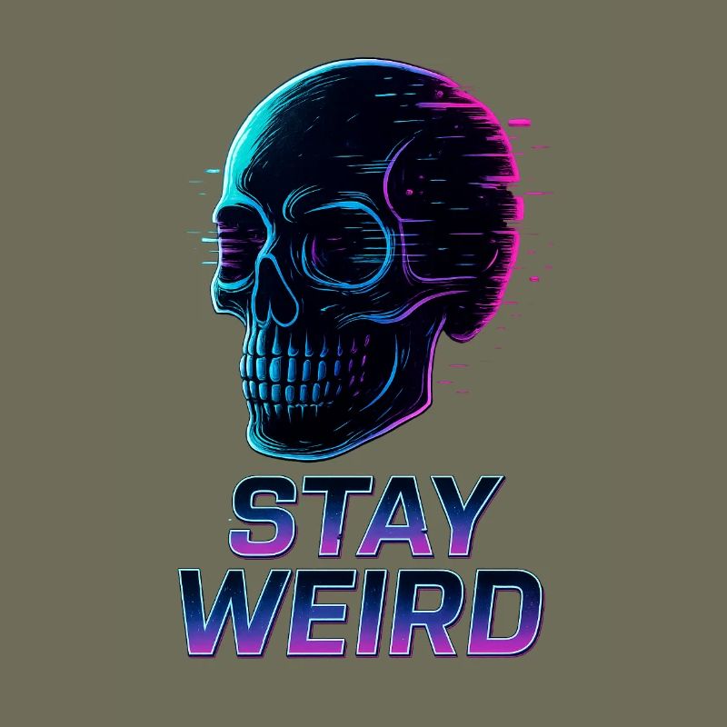 Restez bizarre Neon Skull