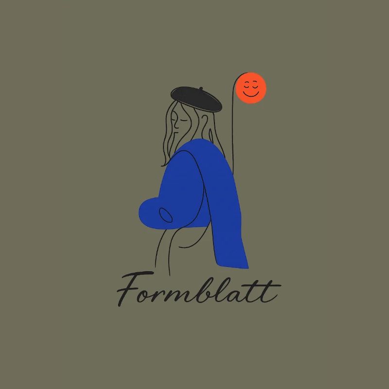 Form Silhouette Blue