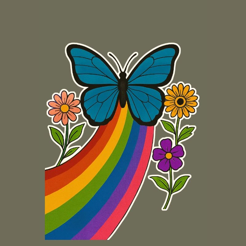 Regenbogen Schmetterling