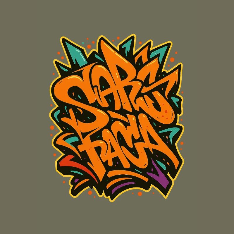 Graffiti Schriftzug Sprühkunst