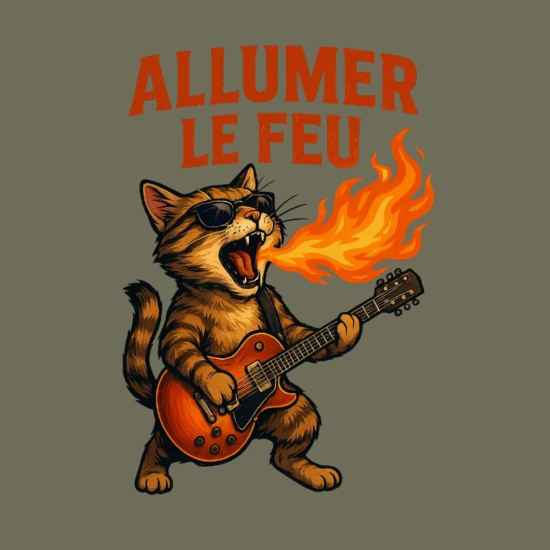 Allumer Le Feu Chat Rock