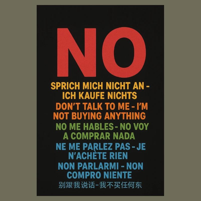 No Word, No Purchase – Multilingual Protest