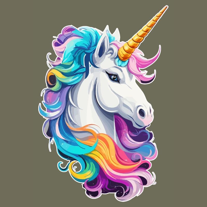 buntes Einhorn