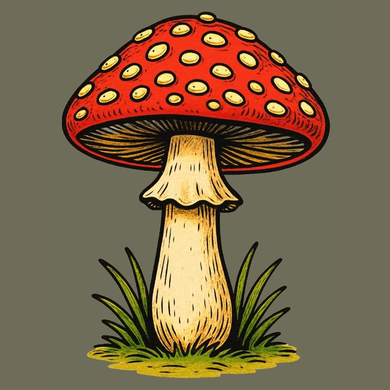 Red Toadstool Retro