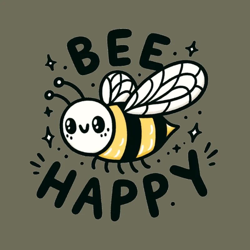 Abeille heureuse