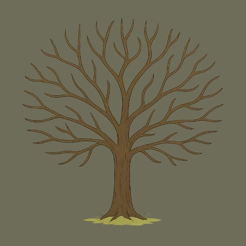 Winterbaum Silhouette
