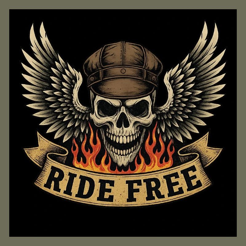 Biker Skull Design