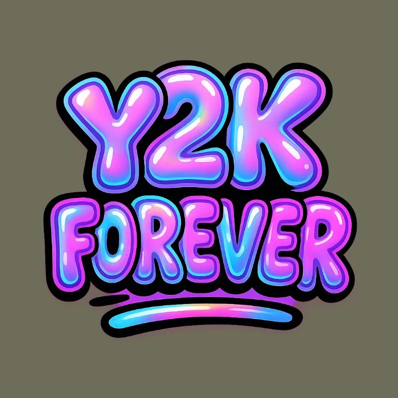 Y2K Forever Neon Design