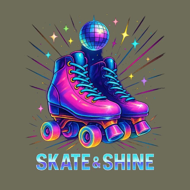 Neon Roller Derby Stil