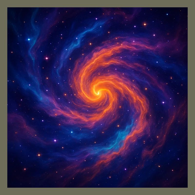 Vortex galactique dans l’espace
