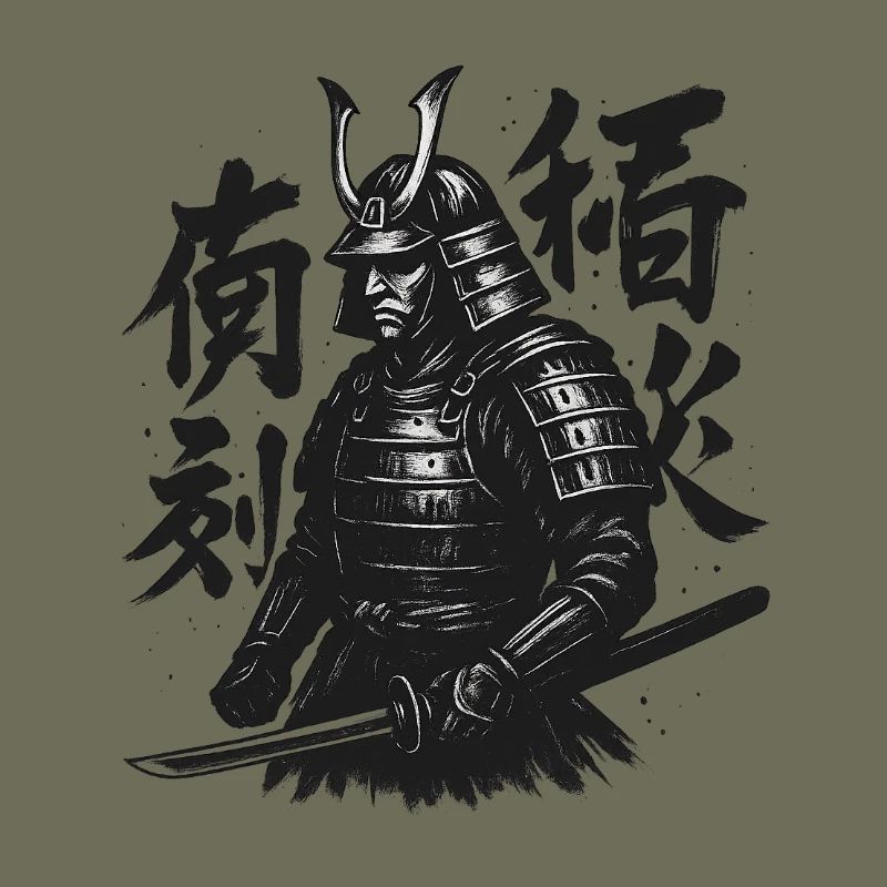 Art de la calligraphie de samouraï
