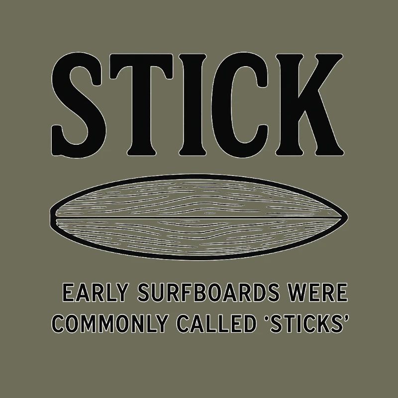 Early Surfboards Sticks
