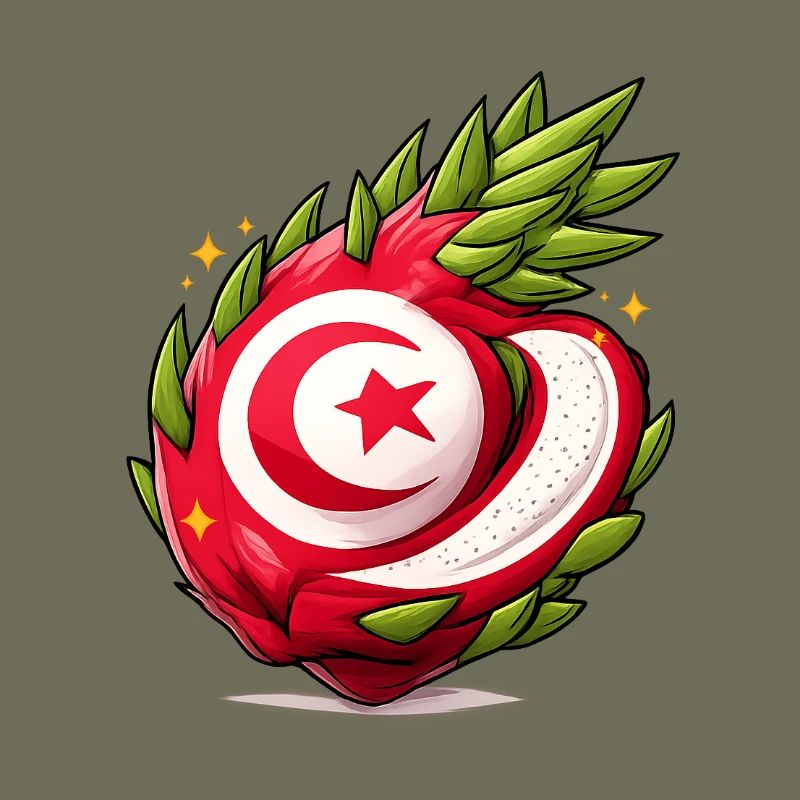 Tunisian Fruit Heart Pattern