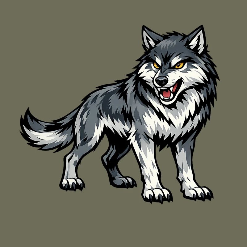 Wolf Ghost Illustration