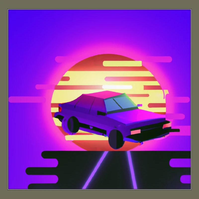 Retrowave/Vaperwave Auto.