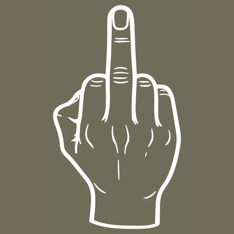 Mittelfinger Hand