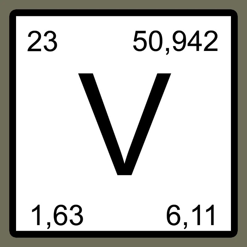 Vanadium V-Element Vanadium Design