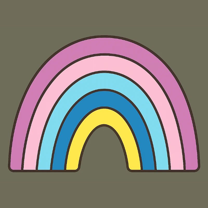 Pastel Rainbow Design