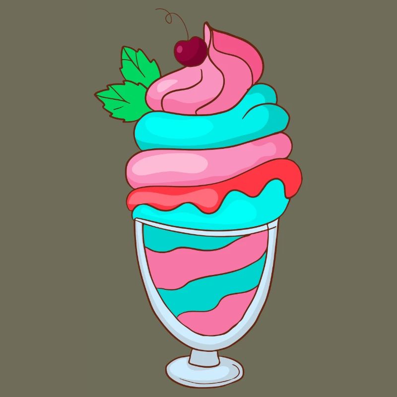 Eis Speiseeis Eiskrem Eiscreme Kugeleis Eisbecher