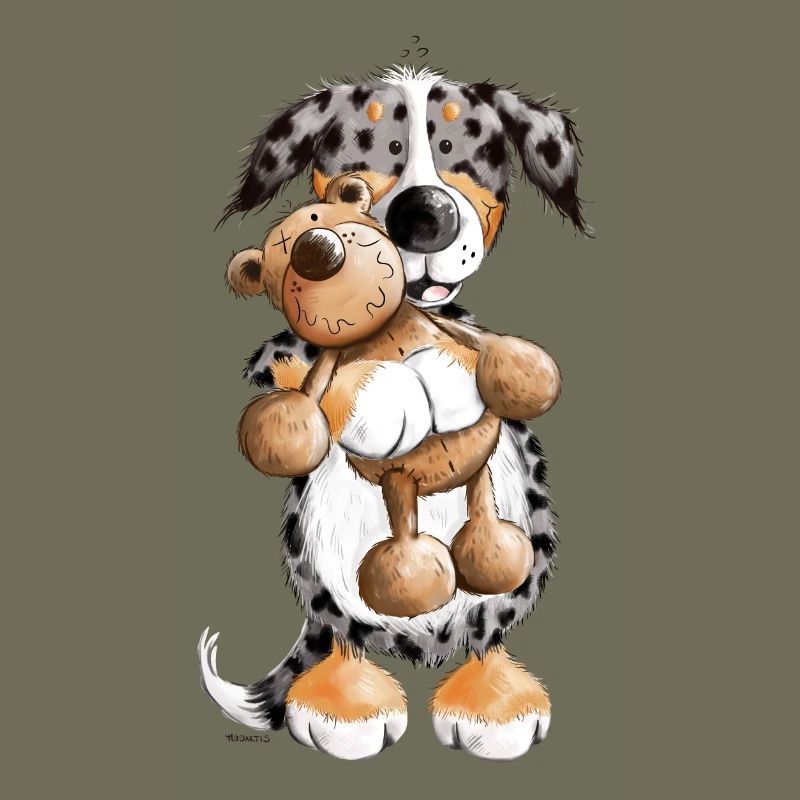 Australian Shepherd mit Teddy