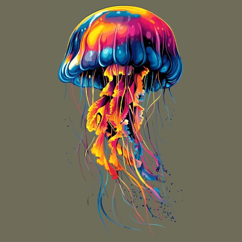 Méduse Méduse de feu Méduse Méduse mignonne