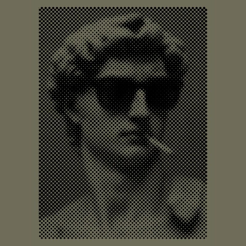 David Michelangelo raucht eine Zigarette