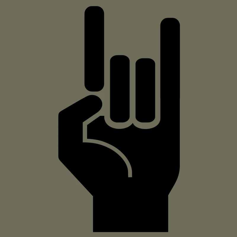 Rock and roll hand de