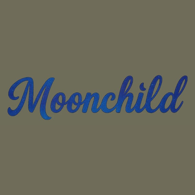 Moonchild Blue Script – Style de nuit