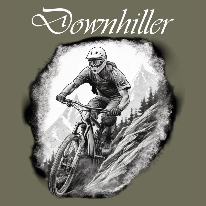 Downhiller weiß
