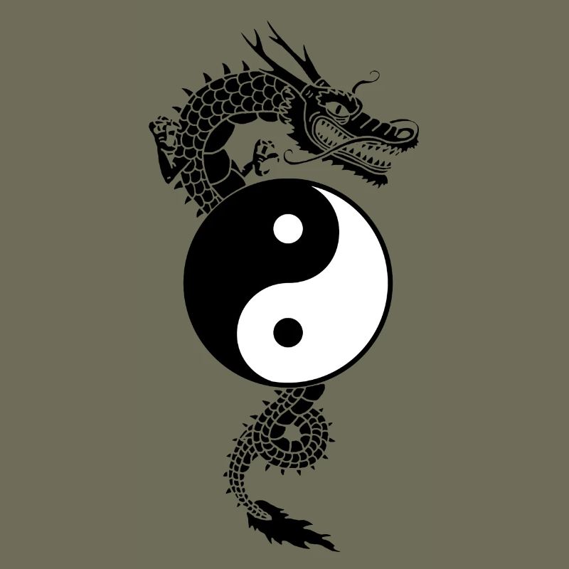 Drache Yin Yang