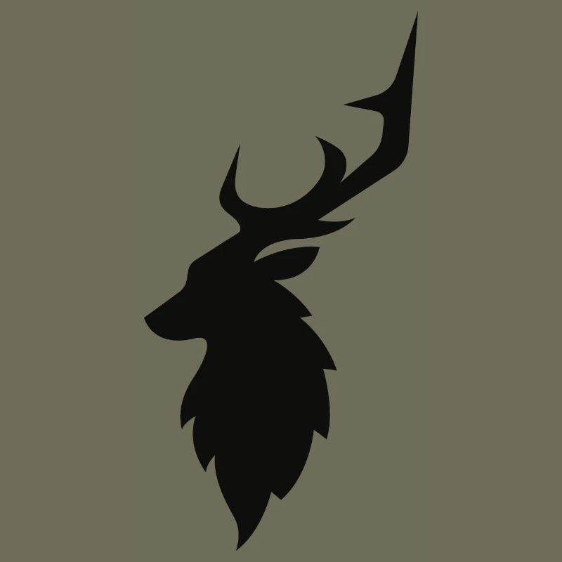 schwarzer Hirsch