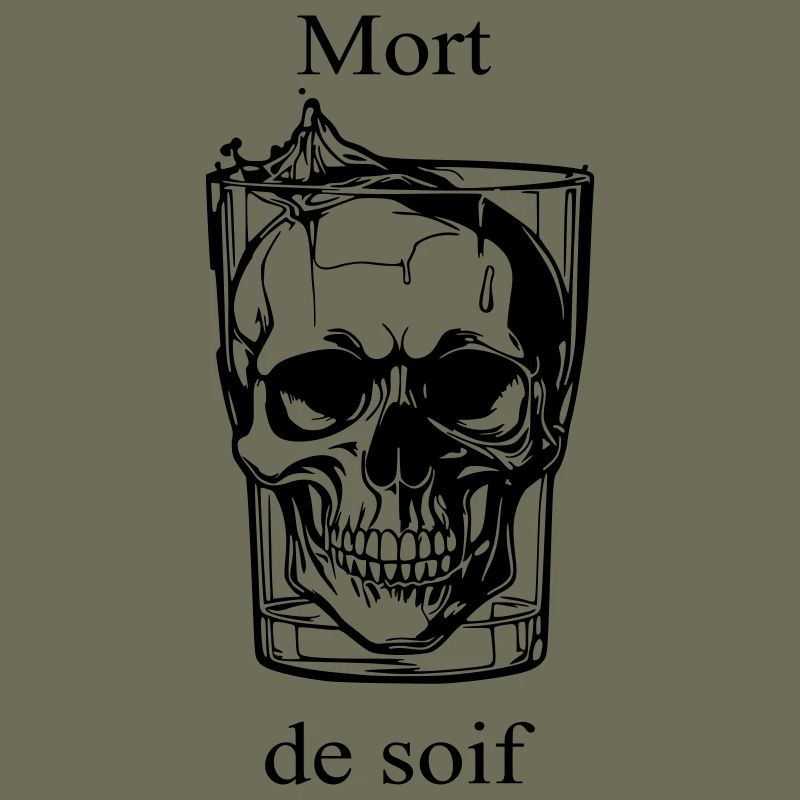 Schädel – Tod des Durstes