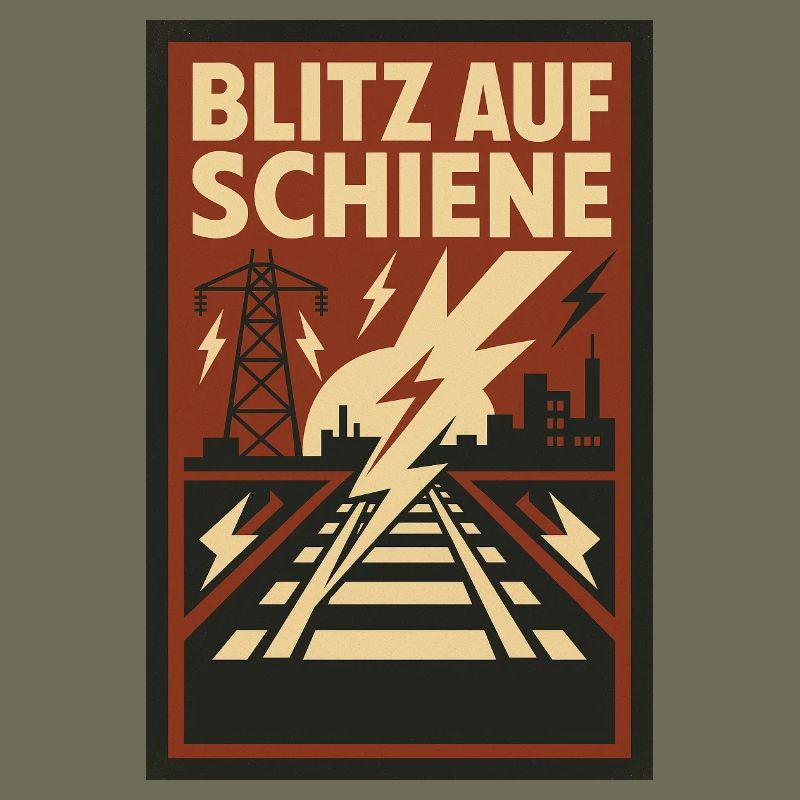 Blitz Schiene Eisenbahn