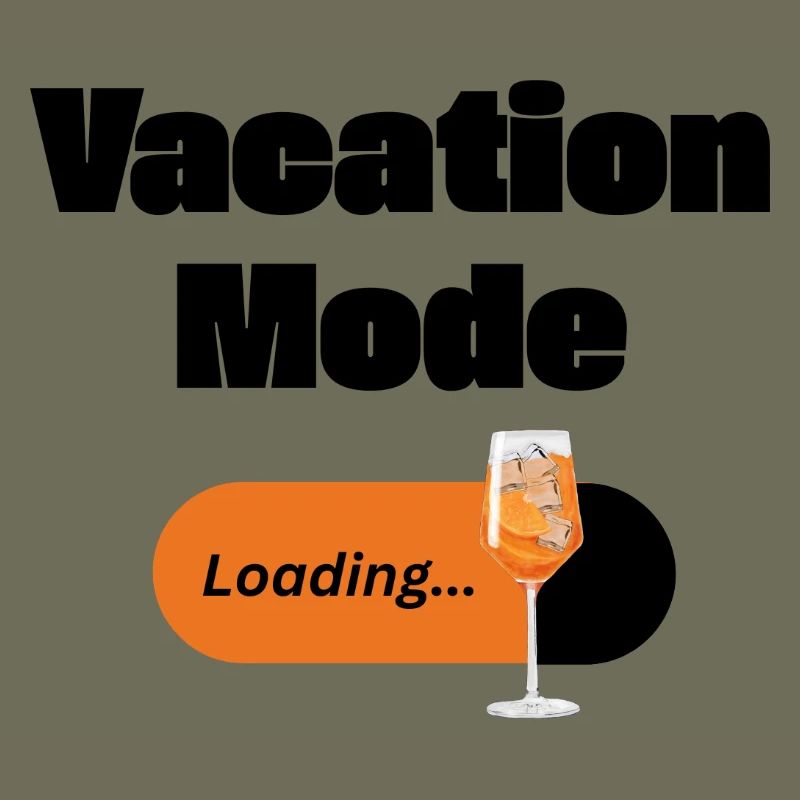 Vacation Mode On – Spritz with Loading Bar (Dark)