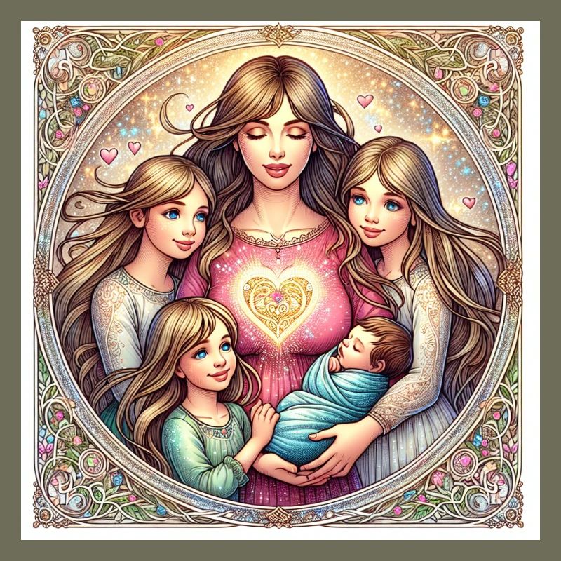 Mama mit 4 Kindern