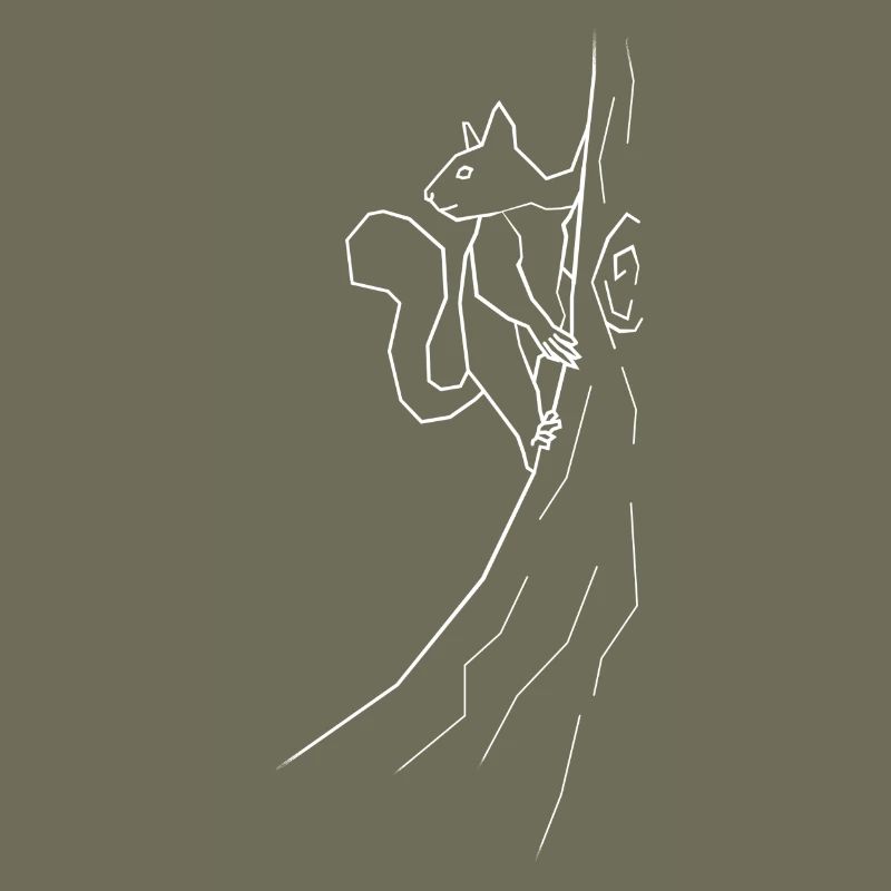 Squirrel - white
