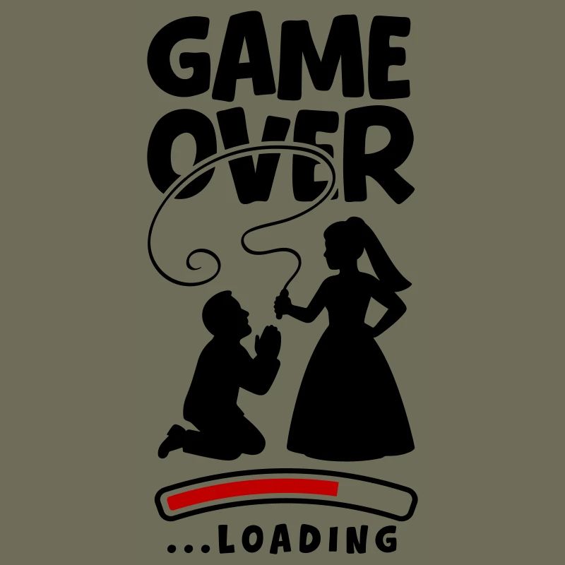 Game Over Hochzeit Ehepaar