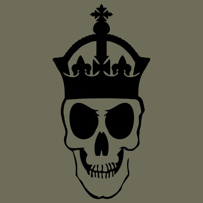 skull with crown