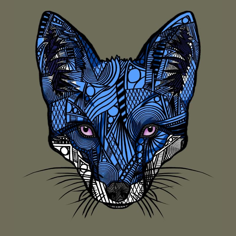 blue fox