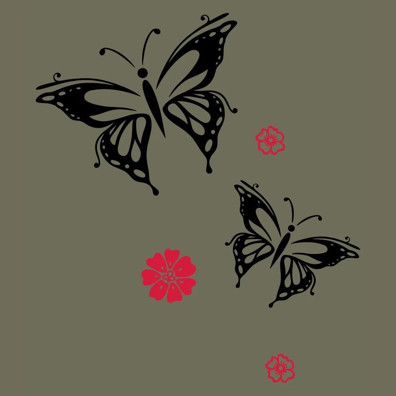 papillons fleurs fleurs insectes été