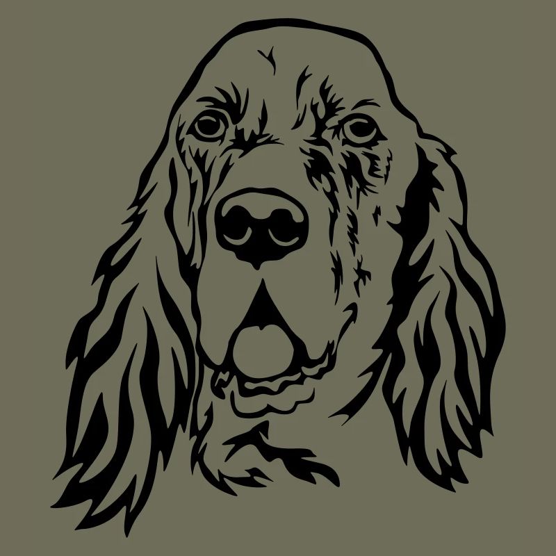 Englischer Setter Kopf