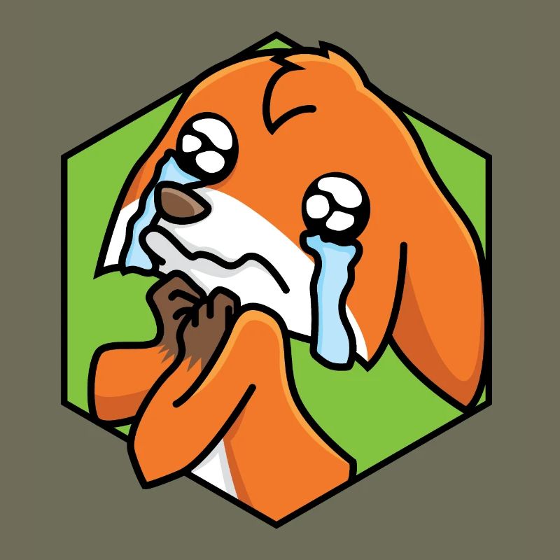 Sad little fox