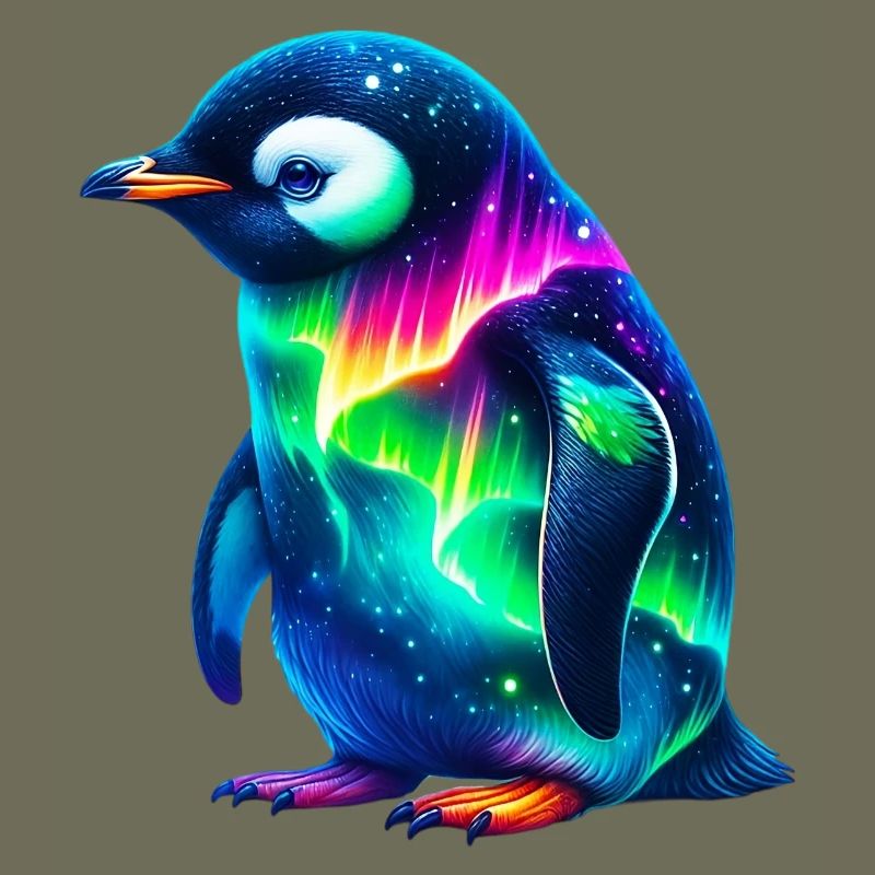 Aurora Borealis Pinguin