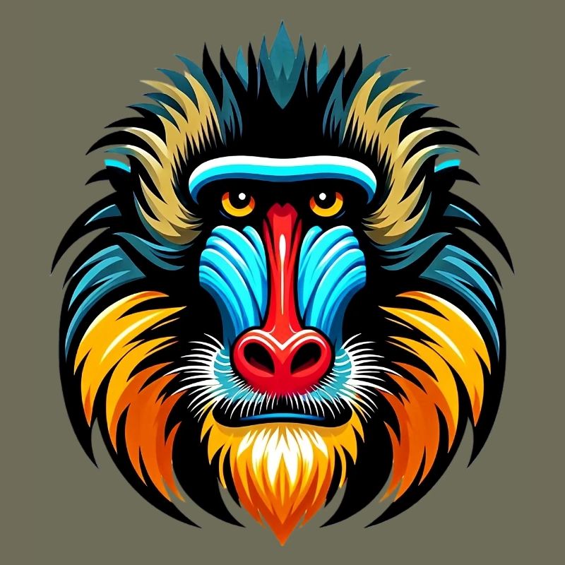 Mandrill monkey