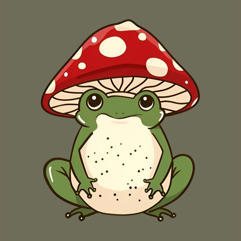 Champignon Cap Grenouille Whimsy