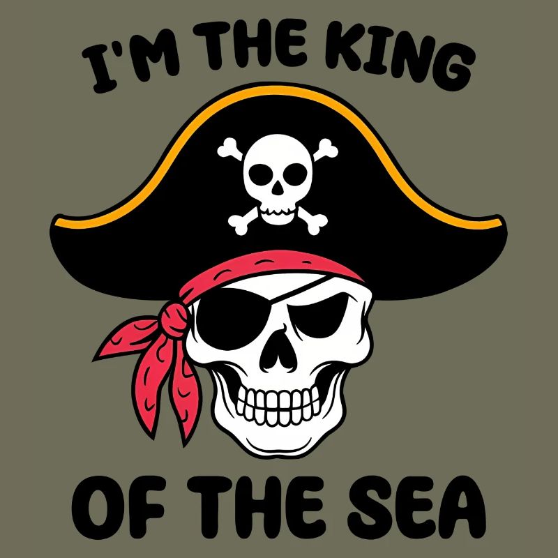 Crâne de pirate avec cache-œil