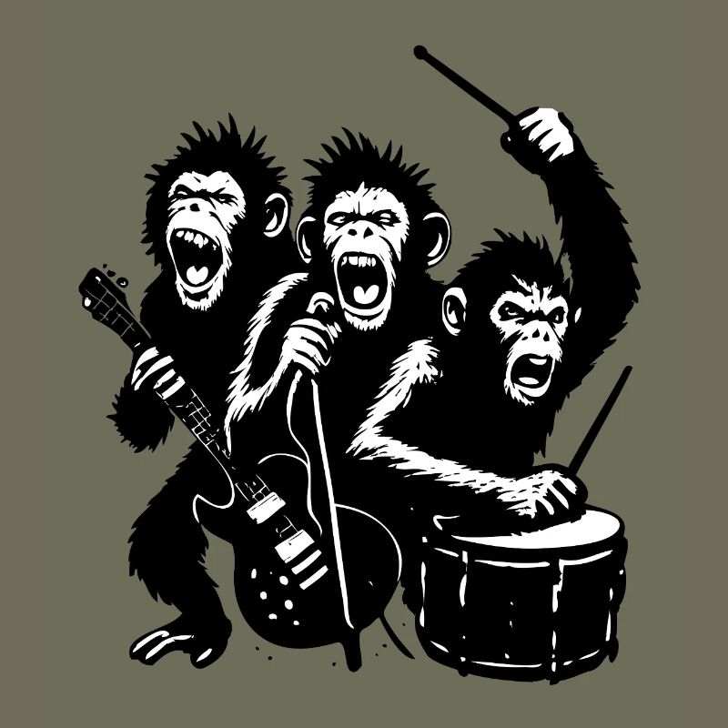 Expressive Monkey Rock Band | The Monkey Dance