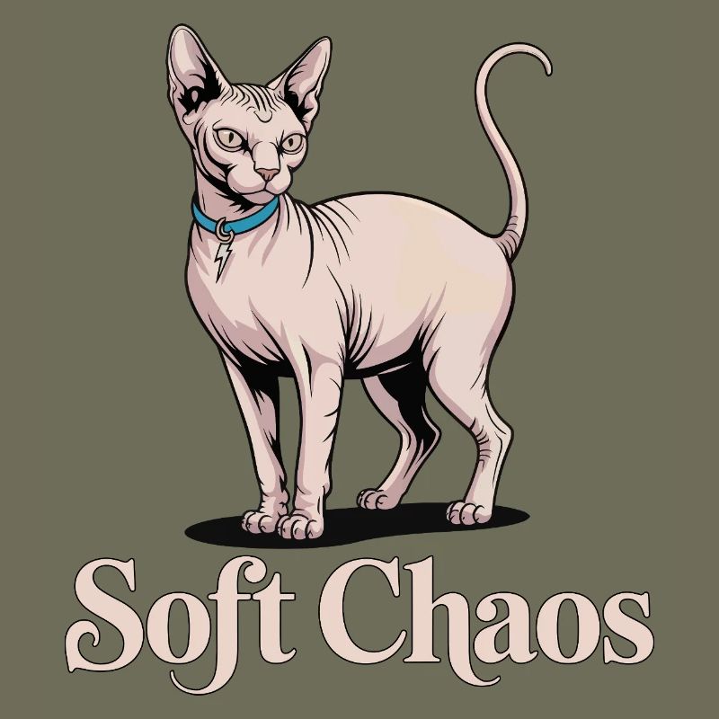 Soft Chaos Sphynx Cat