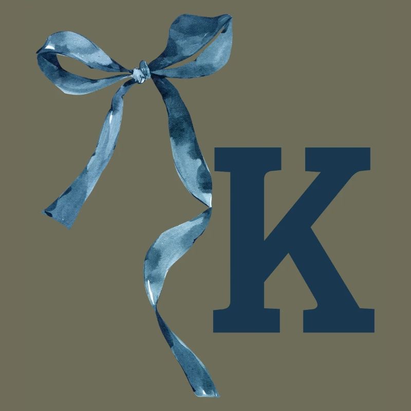 Monogram k Geschenkidee