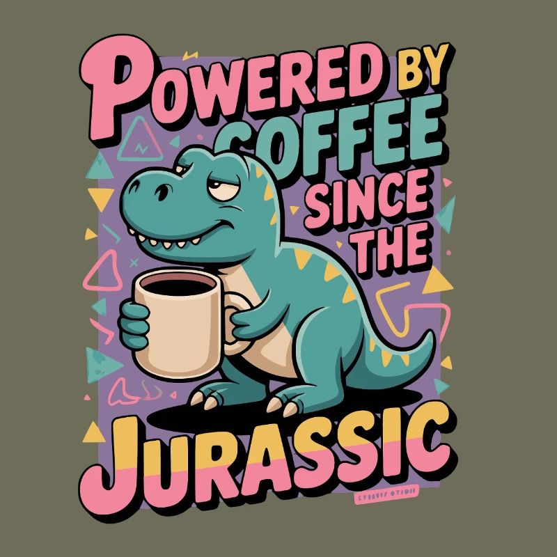 Dino Kaffee Humor